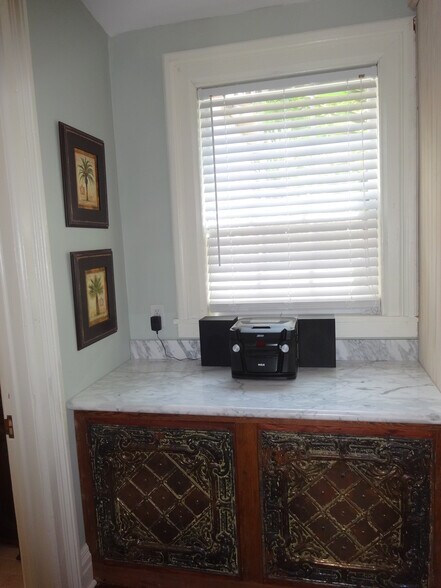 back hall counter - 1013 Touro St