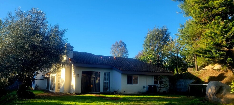 Large yard with mature trees including producing olive & lemon trees and tranquility - 16139 Ladera Piedra Way