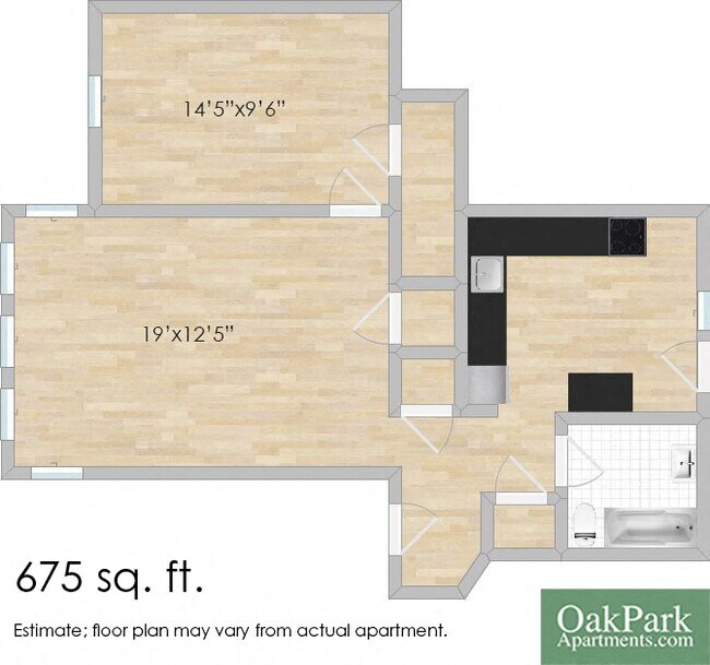 Floorplan - 302-312 Washington Blvd. and 337-345 S. Cuyler Ave.