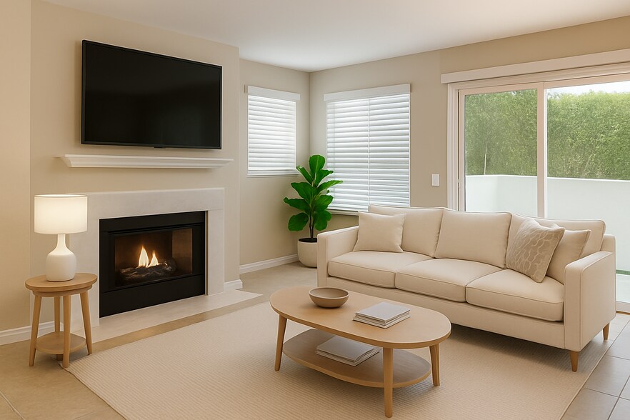 Living room (virtually staged) - 3429 Legato Ct