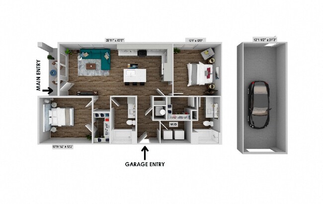 Floorplan - Apex at Perry Crossing