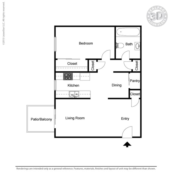 1BR/1BA - The Edison