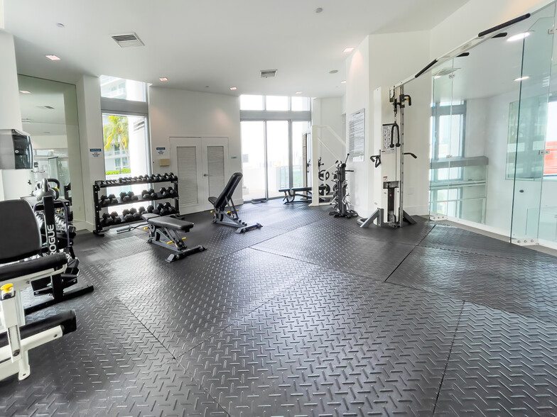 Fully equipped gym - 350 S Miami Ave