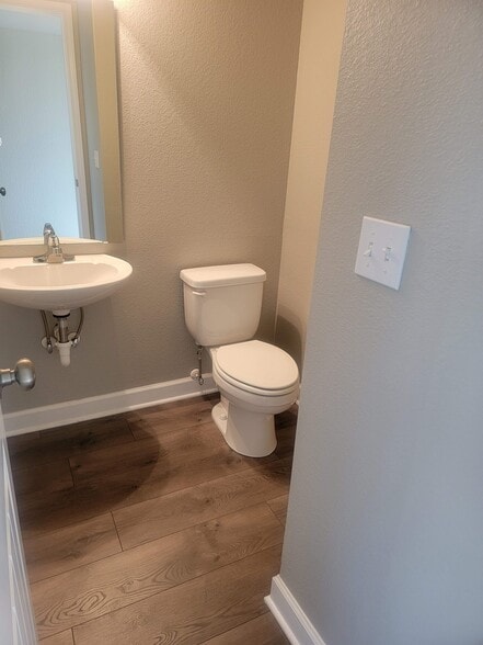 Half bath in entryway - 218 N Washington St
