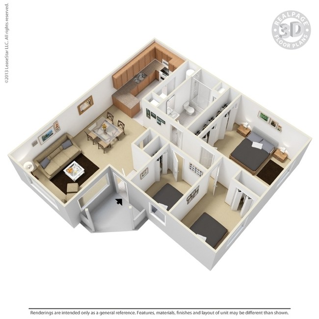 3BR/1BA - Villas of Rock Prairie