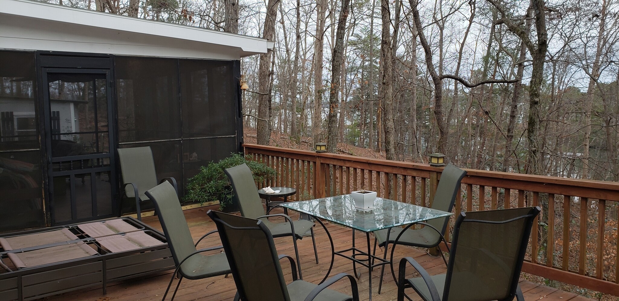 Back deck with great views - 4735 Pilgrim Mill Rd
