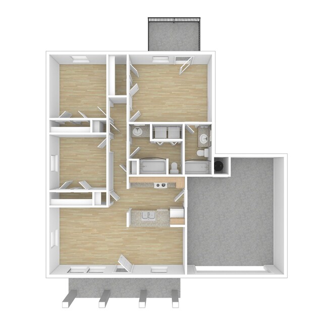 Floorplan - Parkridge Apartments