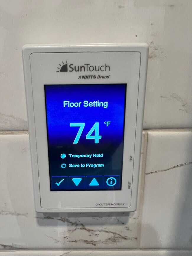 Heated Soapstone Floors in the Bathroom - 754 Woodlands Rd