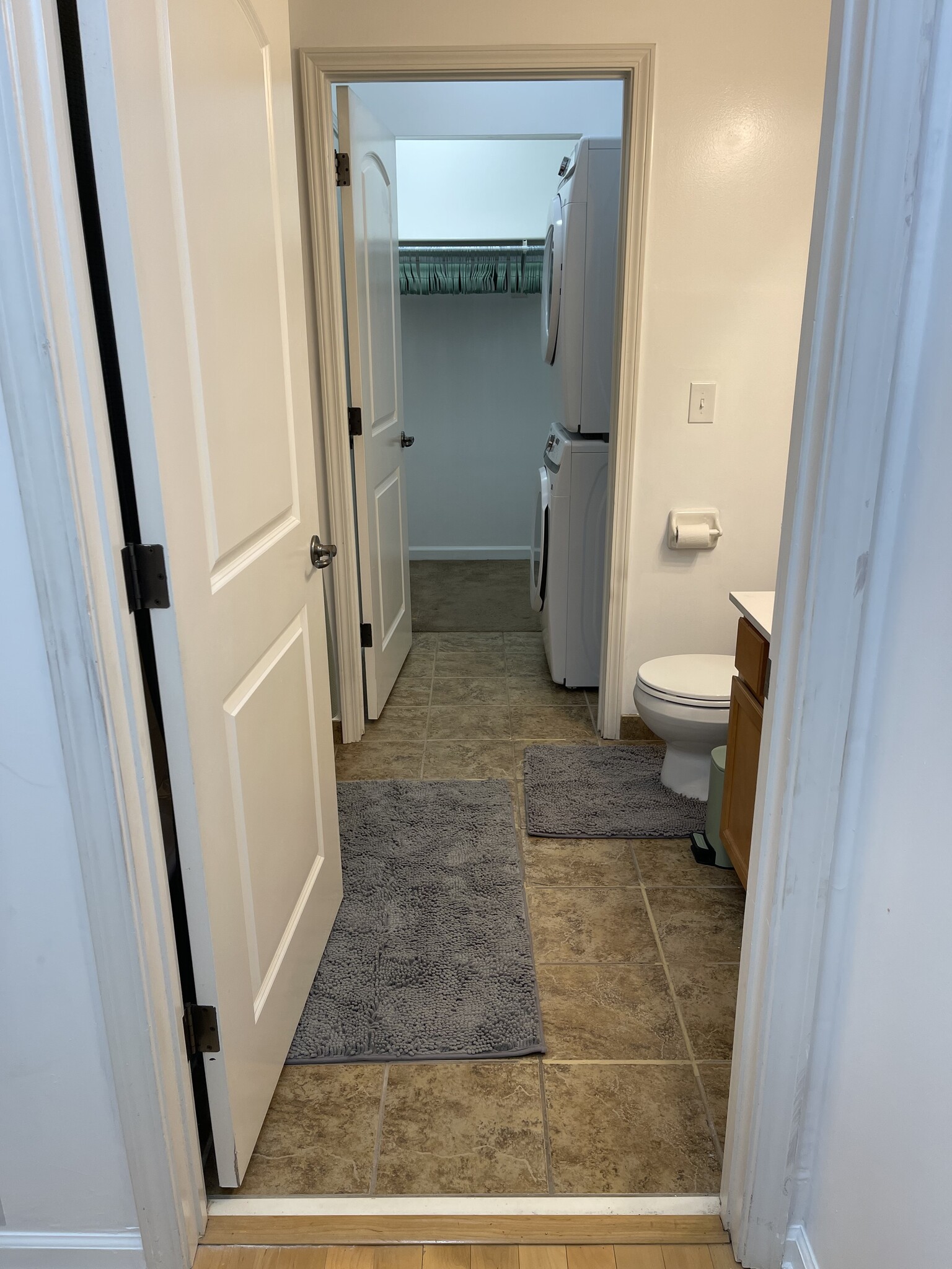 New full-size washer and dryer, walk-in closet - 731 Litty Ct