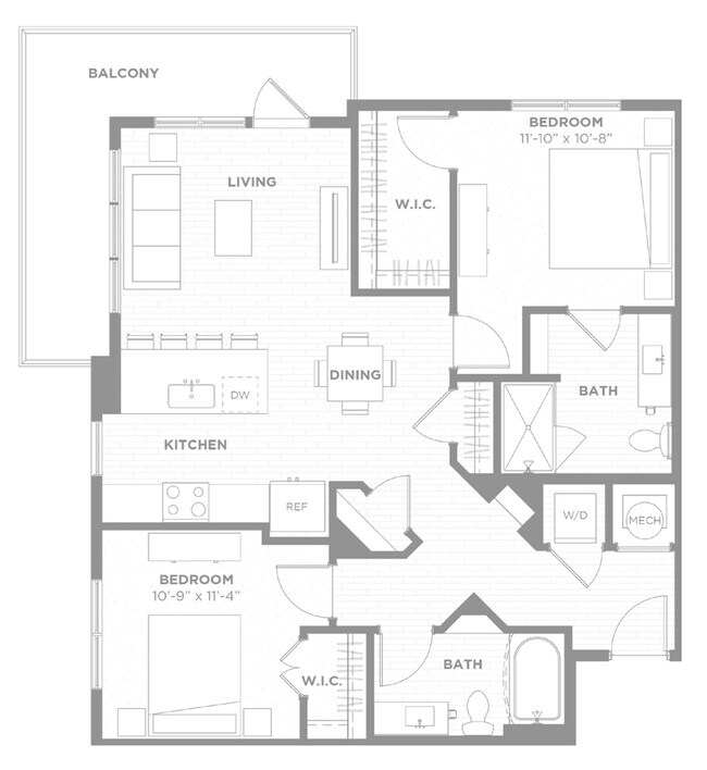 Floorplan - Populus Westside Apartments
