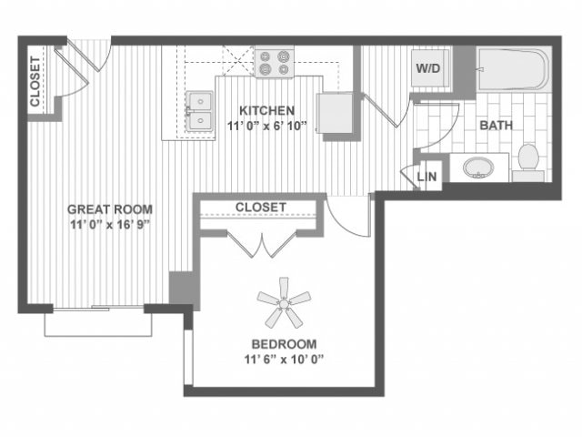 Floorplan - AMLI Evanston