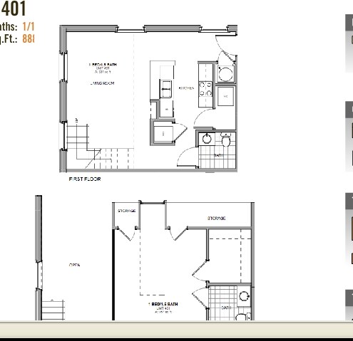 1BR/BA - Dill Building