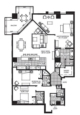 3BR/3.5BA - The Mark