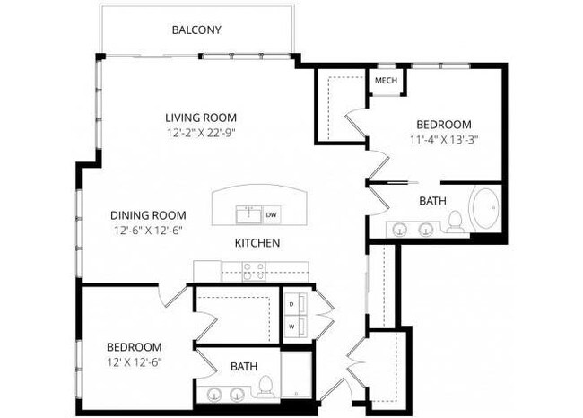 Floorplan - 4800 Excelsior