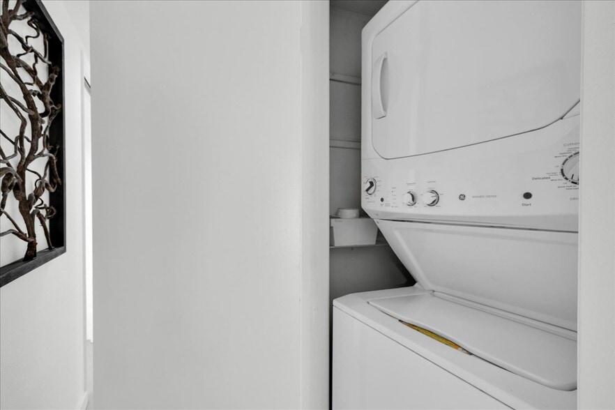 Inside Stackable Laundry closet - 1111 E Ramon Rd