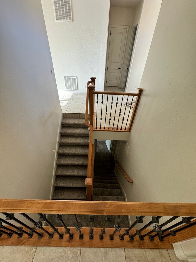 Stairs to downstairs - 134 S 1160 West Cir