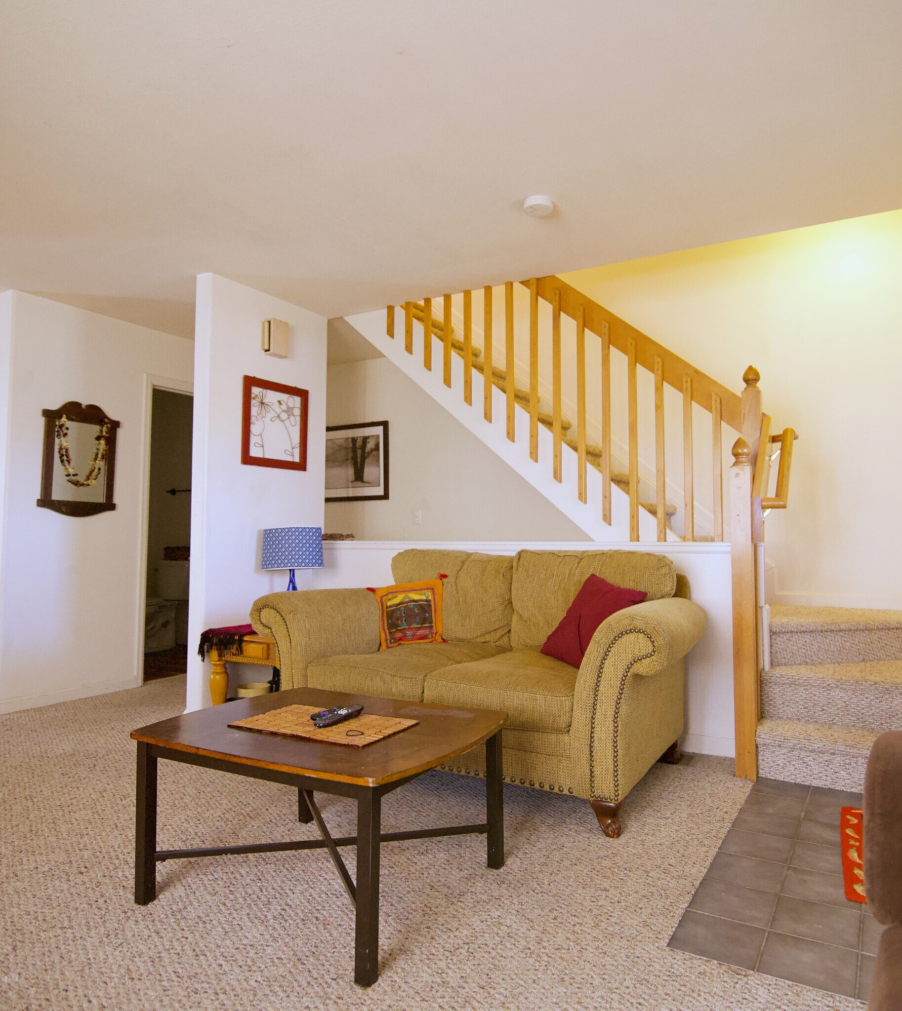 Living room: stairway to 2nd floor - 903 Terry St