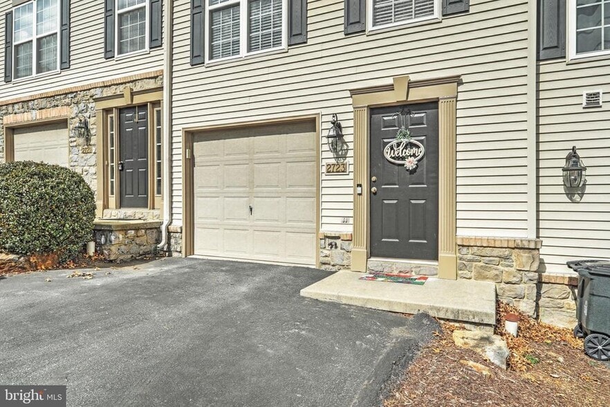 Front Door and Garage - 2723 Foxshire Dr