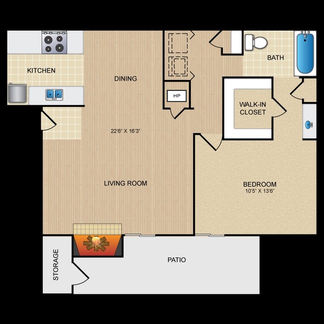 1BR/1BA - Avistar at the Oaks