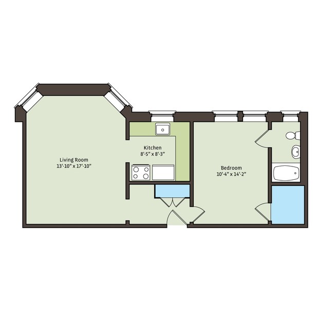 Floorplan - 5325 S. Hyde Park Boulevard