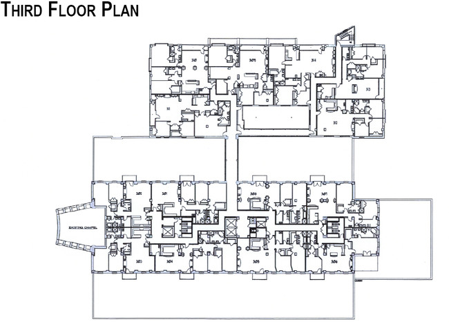 Third Floor Plan - Ginter Place