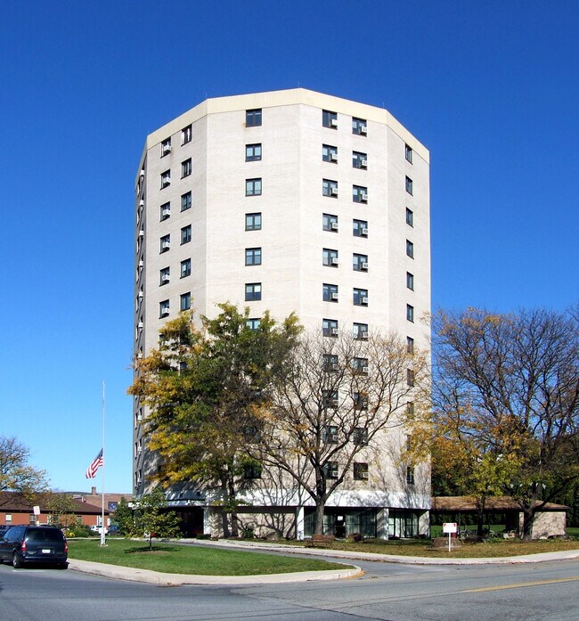View from the southeast - Schuylkill Haven High Rise