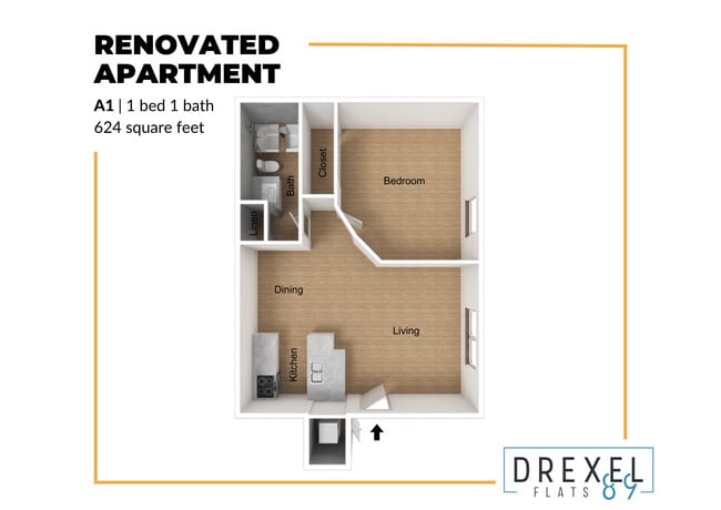 Floorplan - Drexel Flats