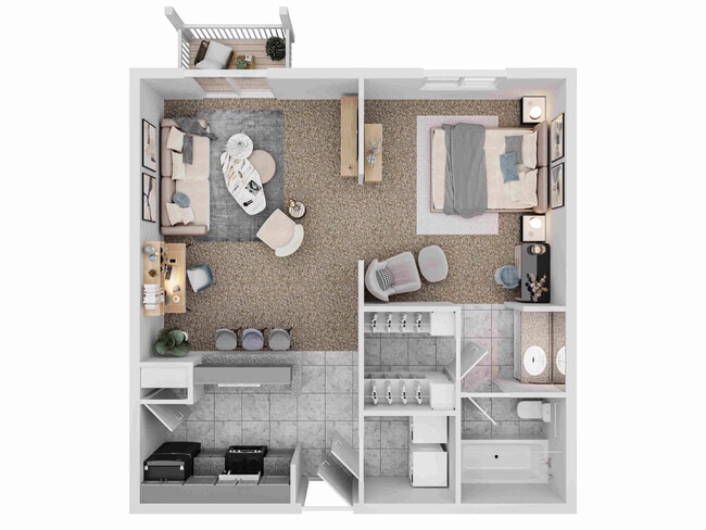 Ashford Santa Ana 1 Bed 1 Bath - Ashford Santa Ana
