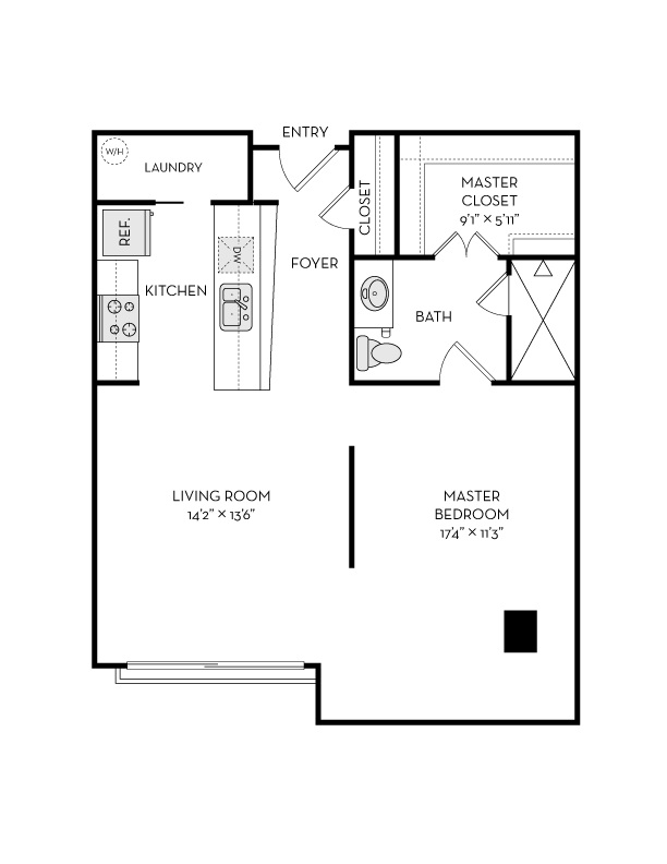 Floorplan - The Heights at Park Lane
