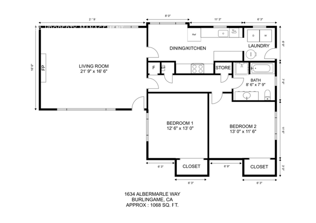 Building Photo - $1200 move-in bonus! Cute and quaint 2BR/1...