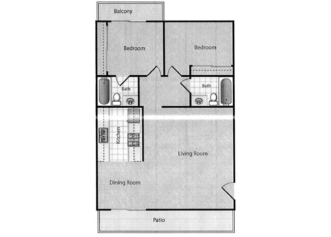 Floorplan - Chateau Lakeside Apartments