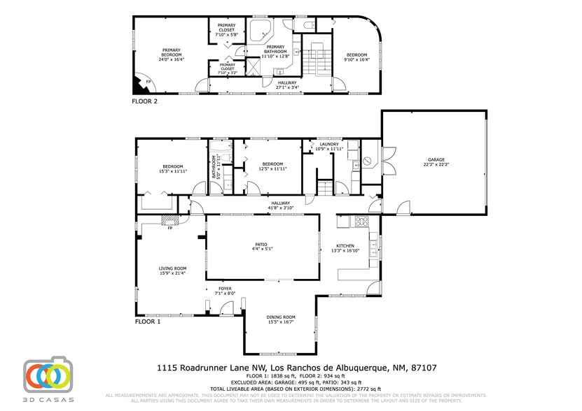 floor plan - 1115 Roadrunner Ln NW