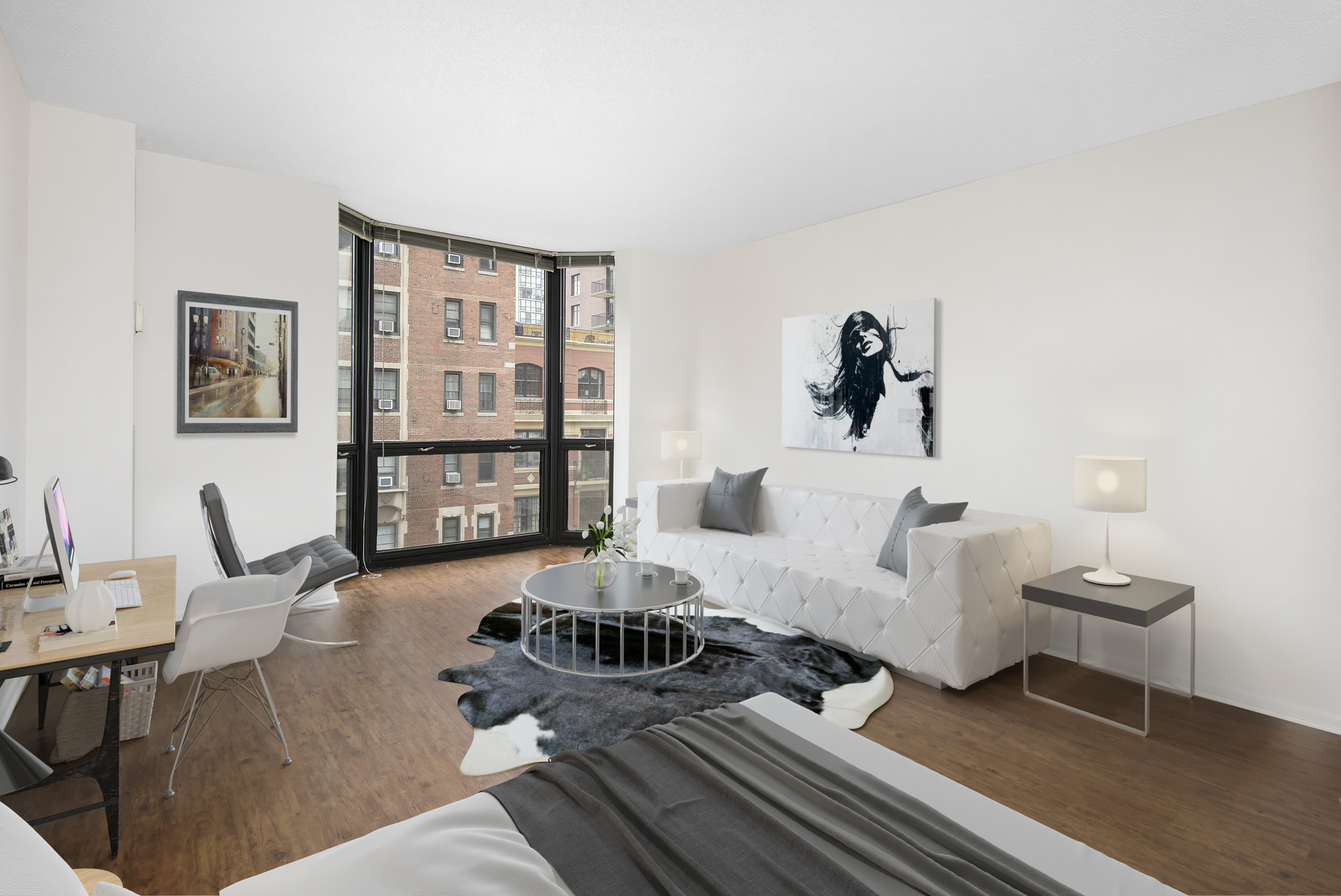 1111 N. Dearborn - Studio Living Area - 1111 N. Dearborn St.