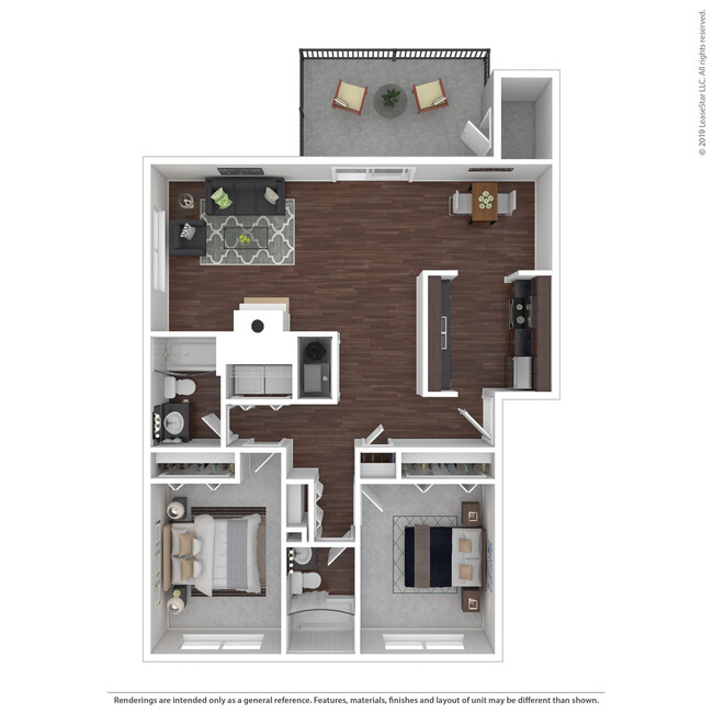 Floorplan - Woodbridge Apartments