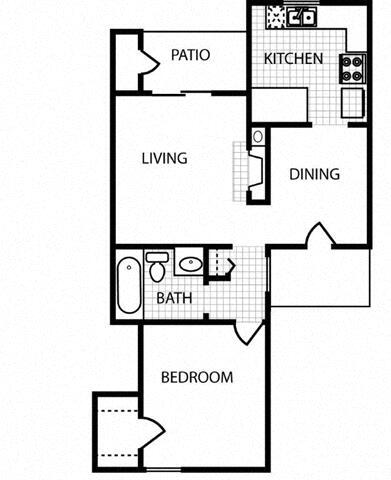 Floorplan - Overton Park Apartments