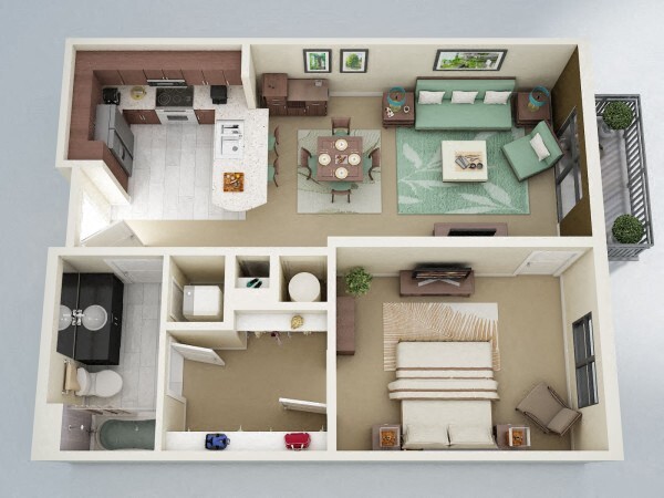 Floorplan - South Norton Apartments