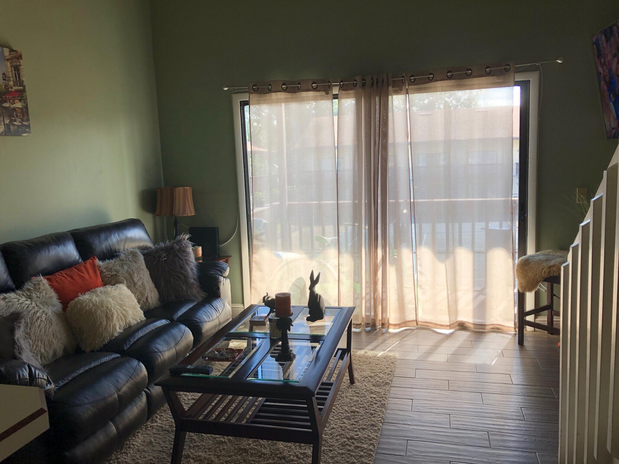living room with balcony outside - 1255 Ponce Island Dr