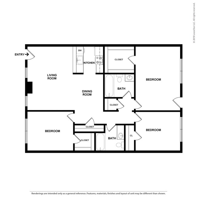 Floorplan - Loreto Apartment Homes