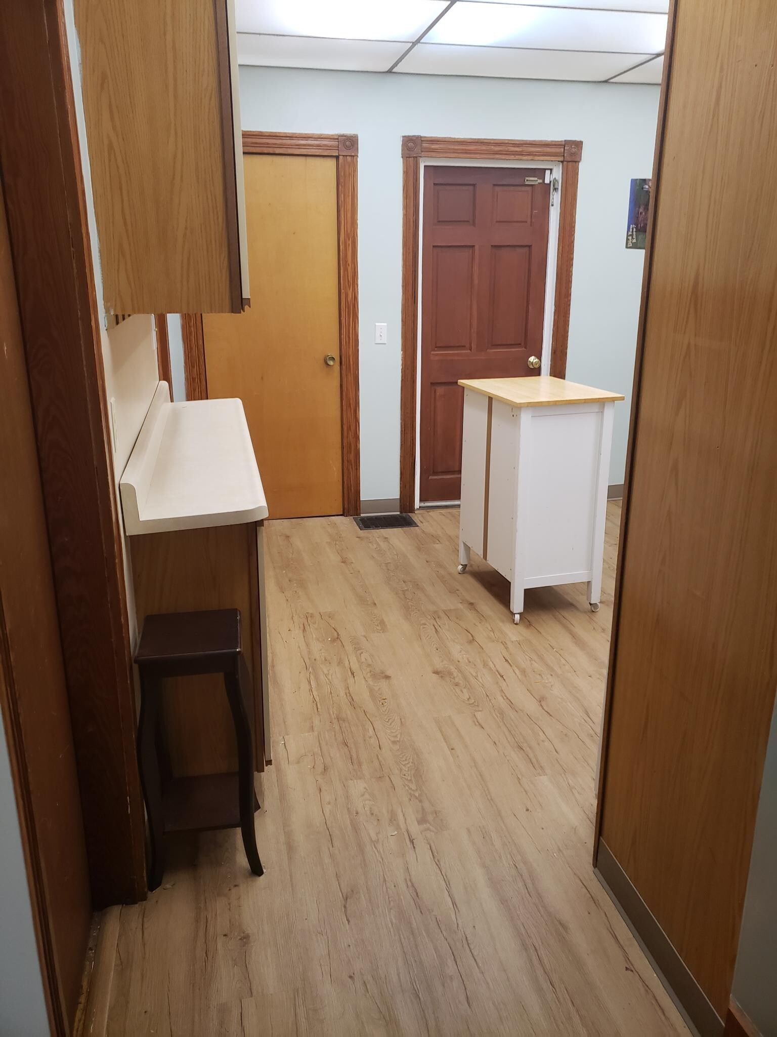 kitchen from hallway - 80 Orchard St