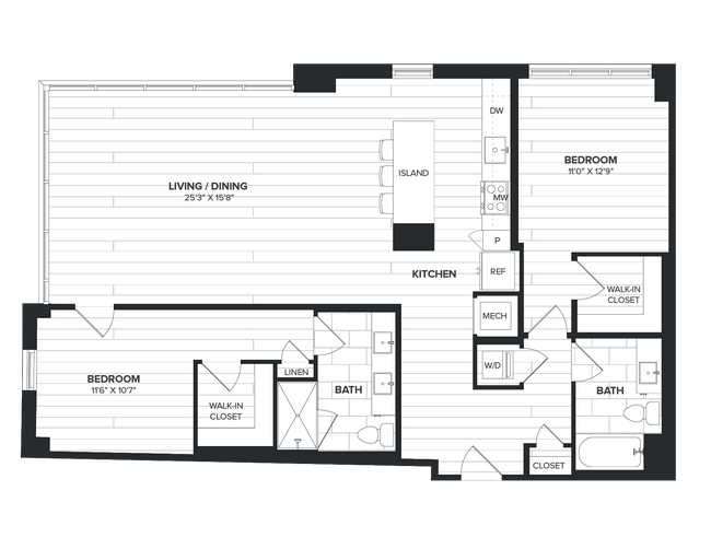 Floorplan - The Milton