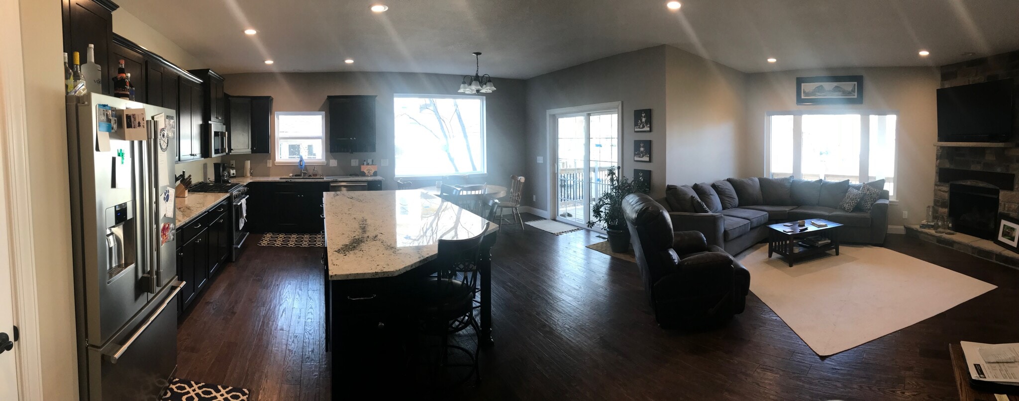 Kitchen and Living Room - 5837 Rockhill Rd