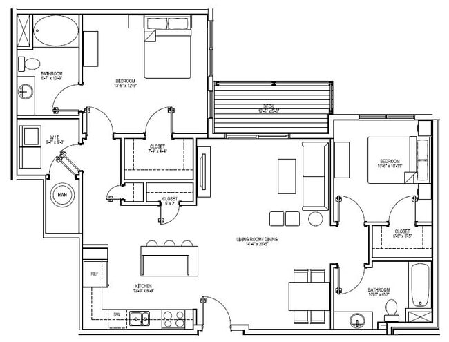 Floorplan - Vox on Two
