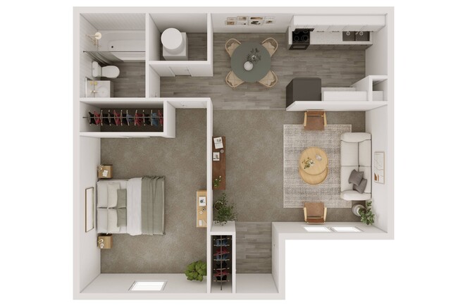 Floorplan - Sherwood Station Apartments