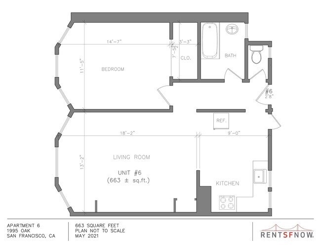 Floorplan - Oak Shrader Apartments