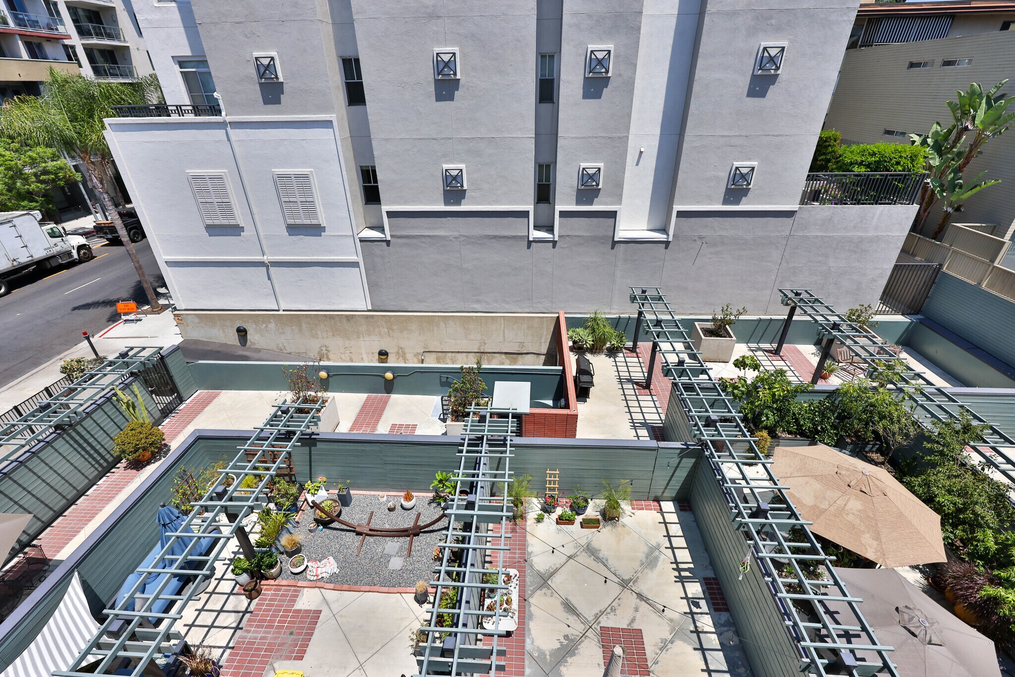 Balcony looking down - 3211 5th Ave