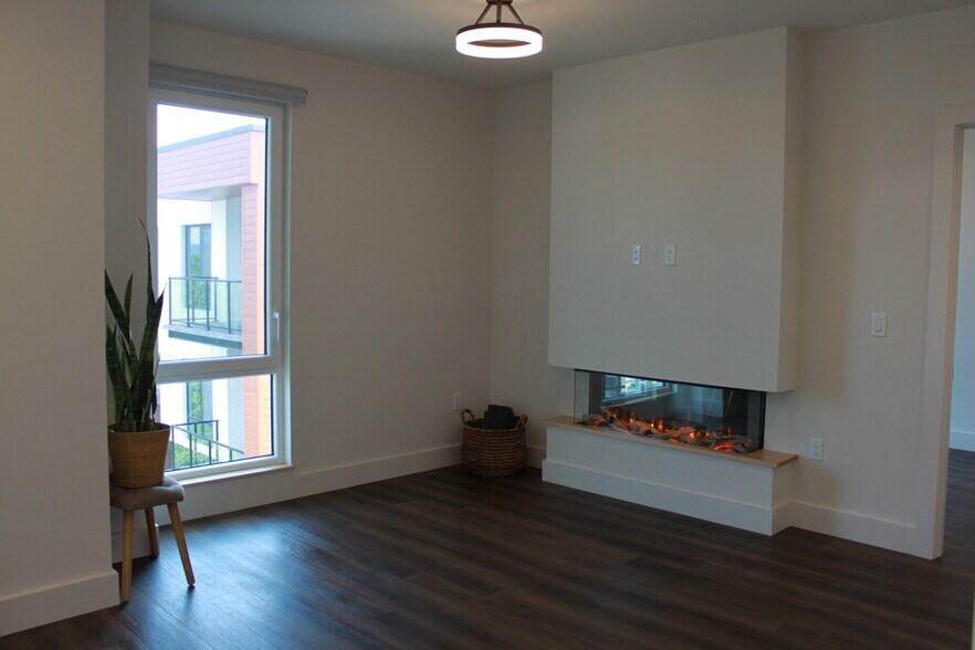 Cozy Living Room with Electric Fireplace - 125 Cambrian Way