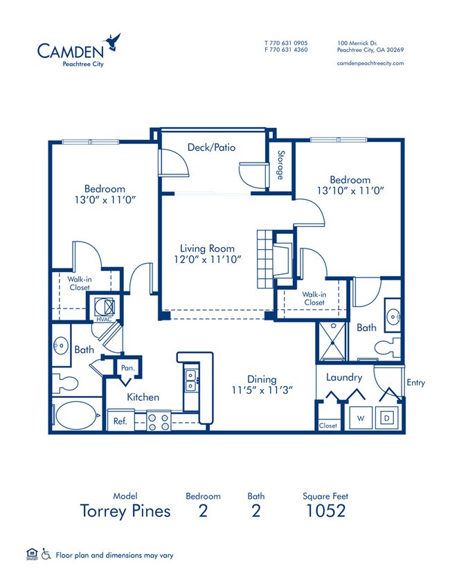 Floorplan - Camden Peachtree City