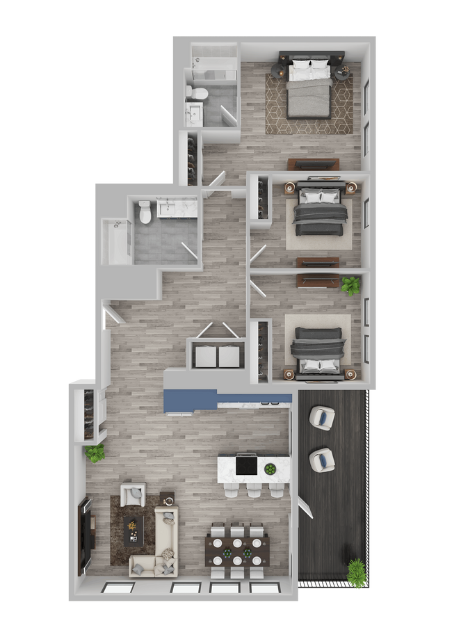 Floorplan - Hyas Point Apartments