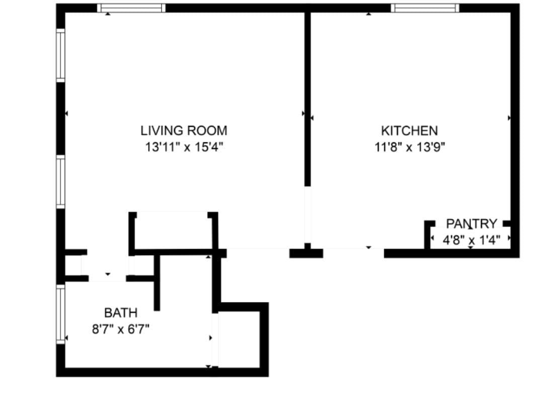 Floor Plan - 227 W Miner St
