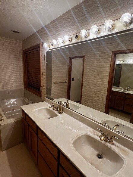 Master bath vanity - 12505 S Center Ln